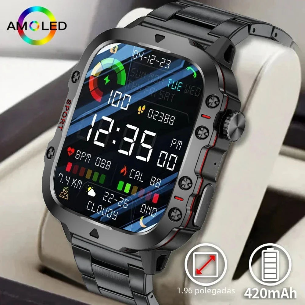 Phase Esports & Gaming Festival - Originele Robuuste Smartwatch voor Mannen Draadloze