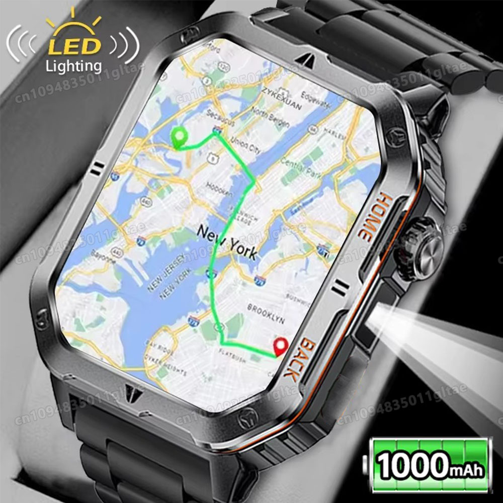Phase Esports & Gaming Festival - 2026 Nieuwe Robuuste Militaire GPS Smartwatch