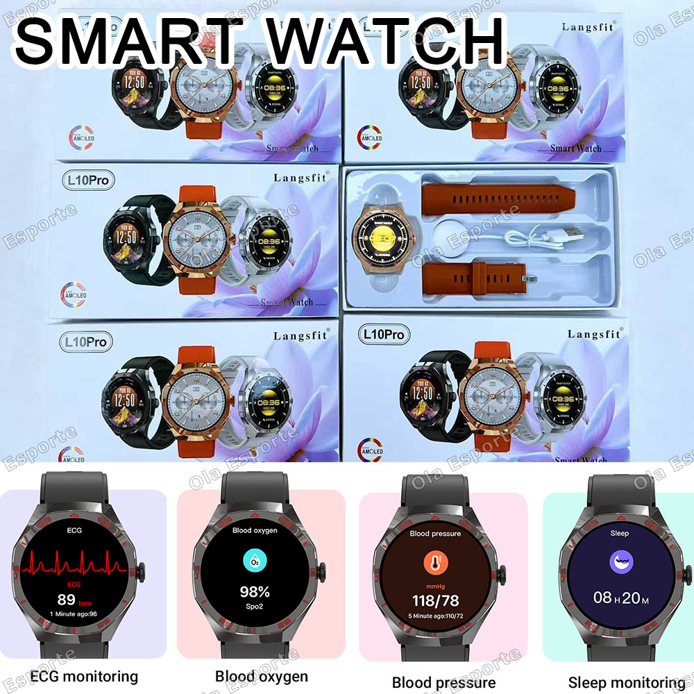 Phase Esports & Gaming Festival - Nieuwe mode slimme horloge 2025, Bluetooth-oproep,