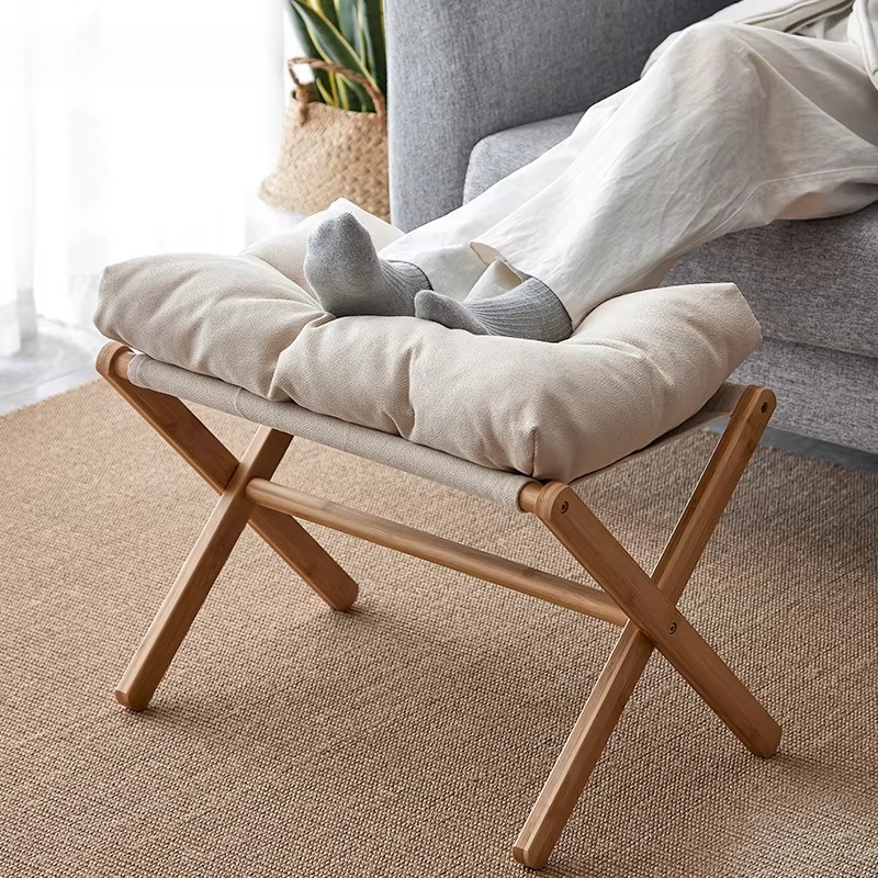 Footrest Under Desk - Verstelbare voetsteunkruk met zacht kussen Moderne