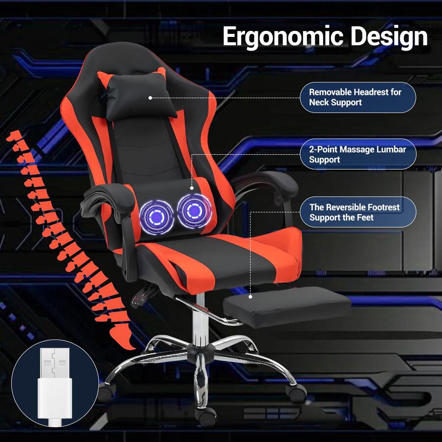 Gamingstoel met massagefunctie - Video Gaming & Esports Usd Acc recensie en prijs
